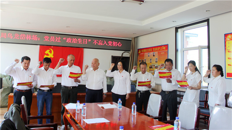 滿歸烏龍岱林場黨支部開展黨員過“政治生日”不忘初心主題黨日活動.JPG