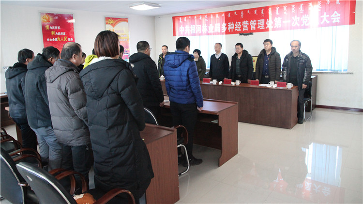 根河林業局多種經營管理處召開第一屆黨員代表大會.JPG
