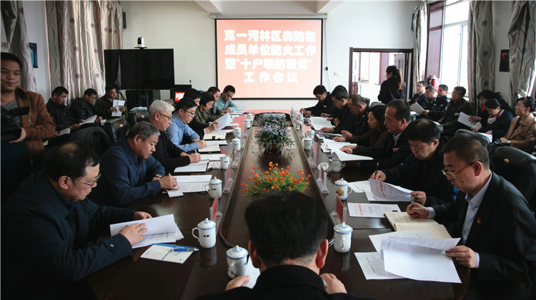 克一河林業(yè)局召開克一河林區(qū)森防指成員單位防火工作暨“十戶聯(lián)防聯(lián)保”工作會議.JPG