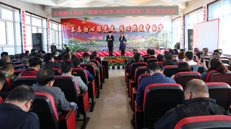 大楊樹林業局舉辦“唱響中國夢·踐行價值觀”職工歌詠比賽.jpg
