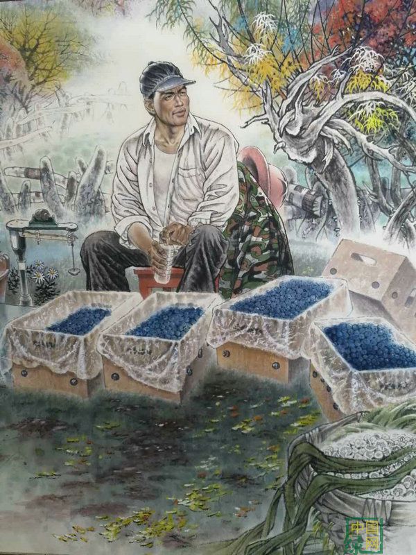 2、《賣山貨》 孟昭令 庫都爾林業局.jpg