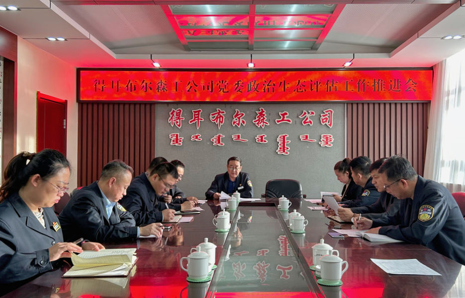 得耳布爾森工公司黨委召開政治生態評估工作推進會.png