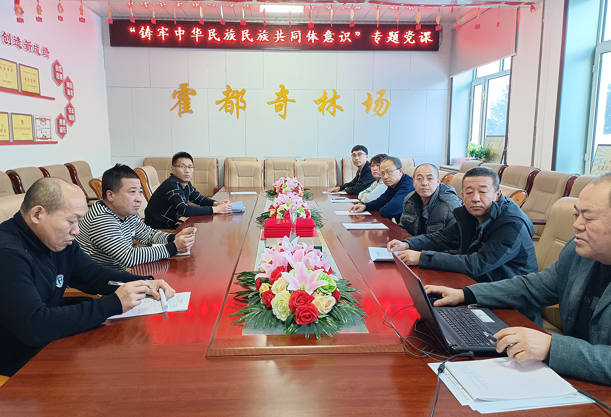 克一河森工公司霍都奇林場(chǎng)開展鑄牢中華民族共同體意識(shí)專題黨課。李志強(qiáng) 攝改后.jpg