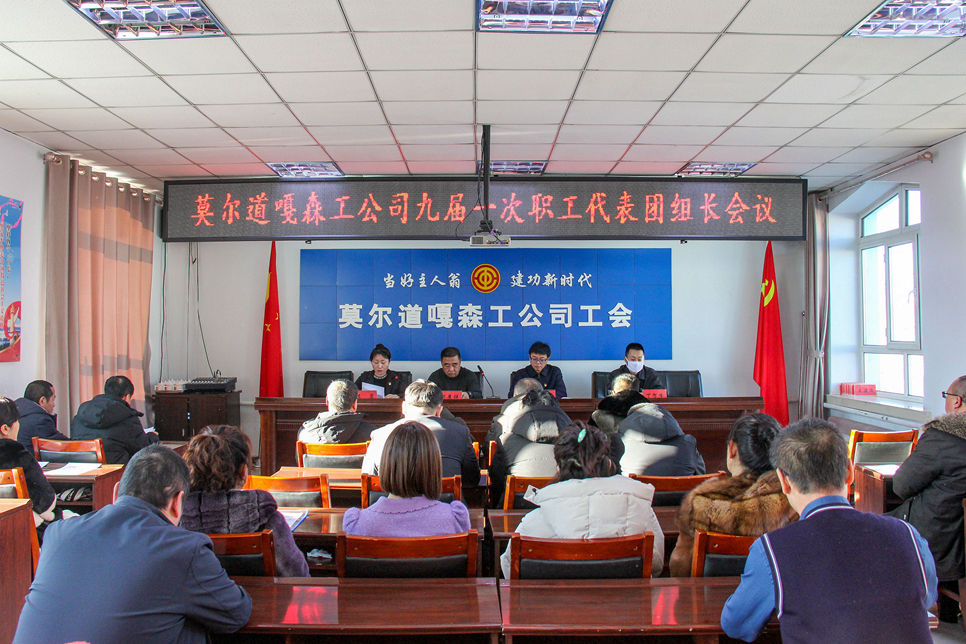 莫爾道嘎森工公司召開九屆一次職工代表團組長會議.JPG
