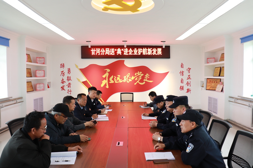 甘河分局送“典”進(jìn)企業(yè) 助力新發(fā)展.JPG