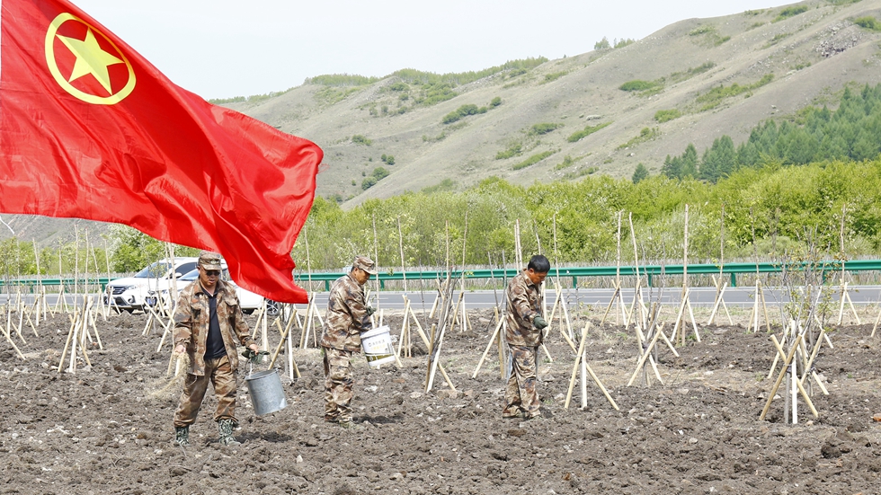阿爾山森工公司應急事務處團支部開展環境美化行動.jpg