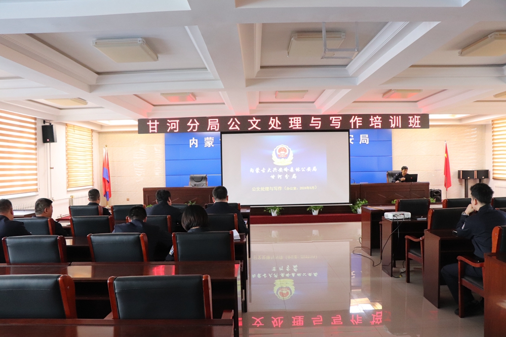 甘河分局開展公文寫作培訓班圖片1.JPG