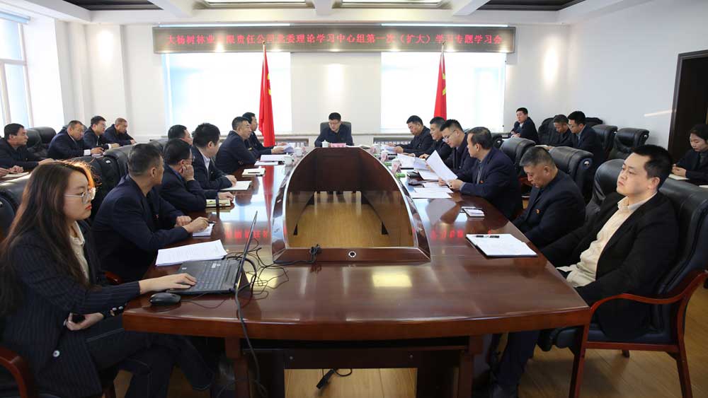 大楊樹林業公司黨委理論學習中心組召開2025年第一次（擴大）專題學習會.JPG