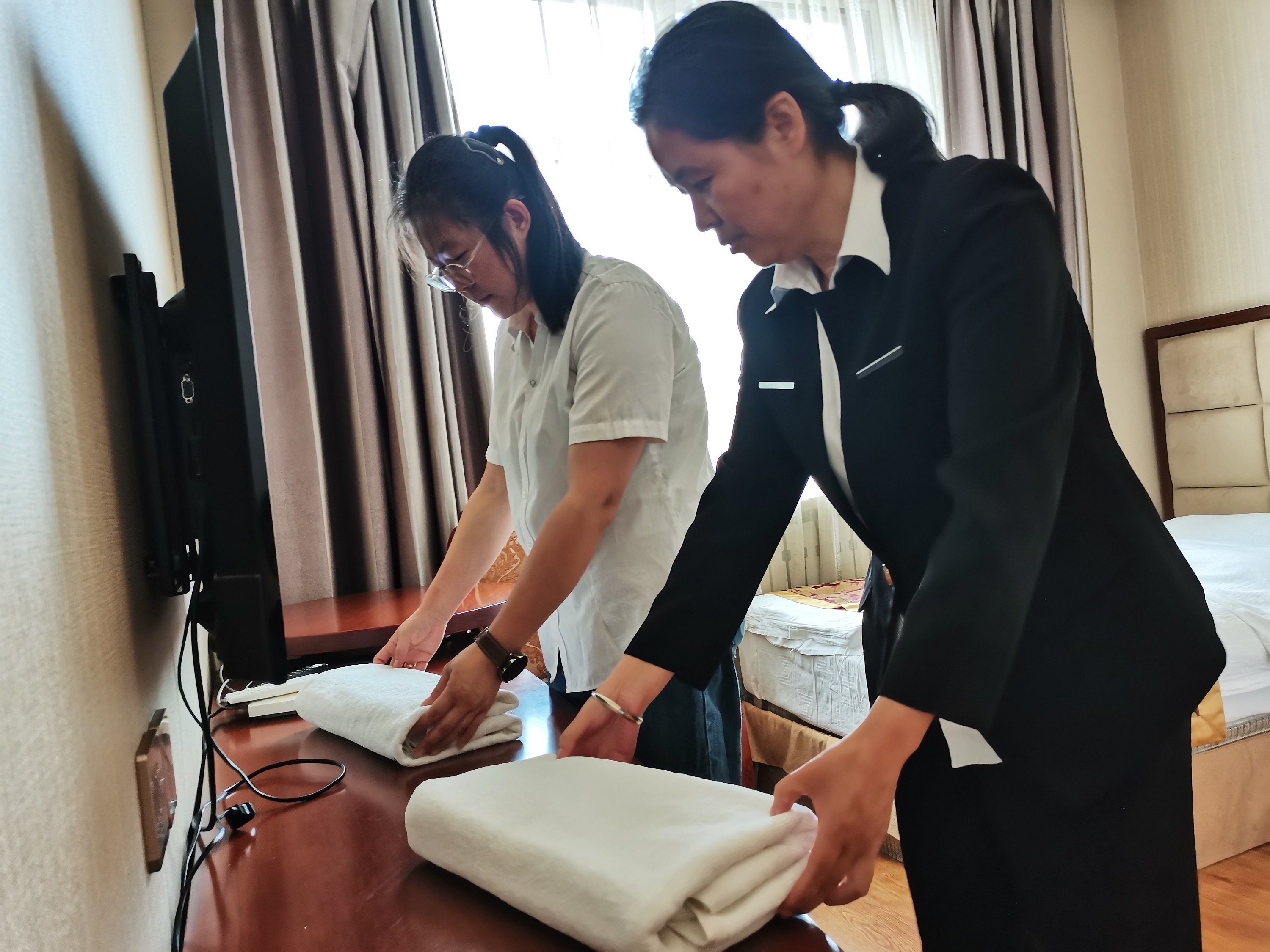 大楊樹賓館分公司客房服務培訓.jpg
